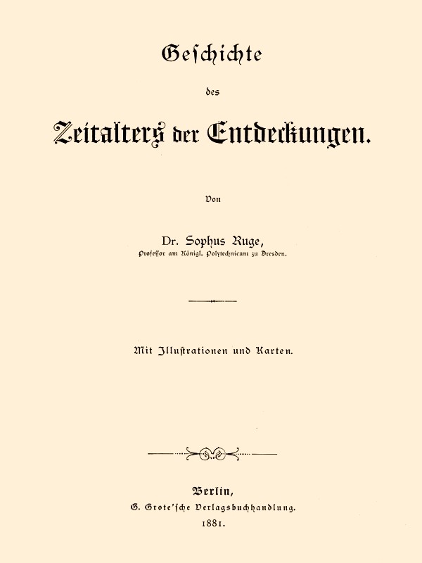 Geschichte des Zeitalters der Entdeckungen cover