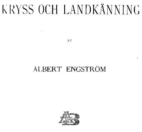 Kryss och landkänning cover