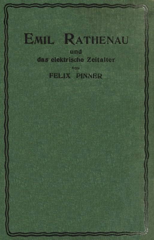 Emil Rathenau und das elektrische Zeitalter cover