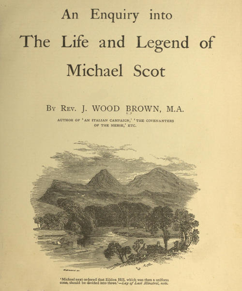 An Enquiry into the Life and Legend of Michael Scot cover