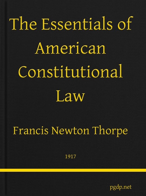 The Essentials of American Constitutional Law cover