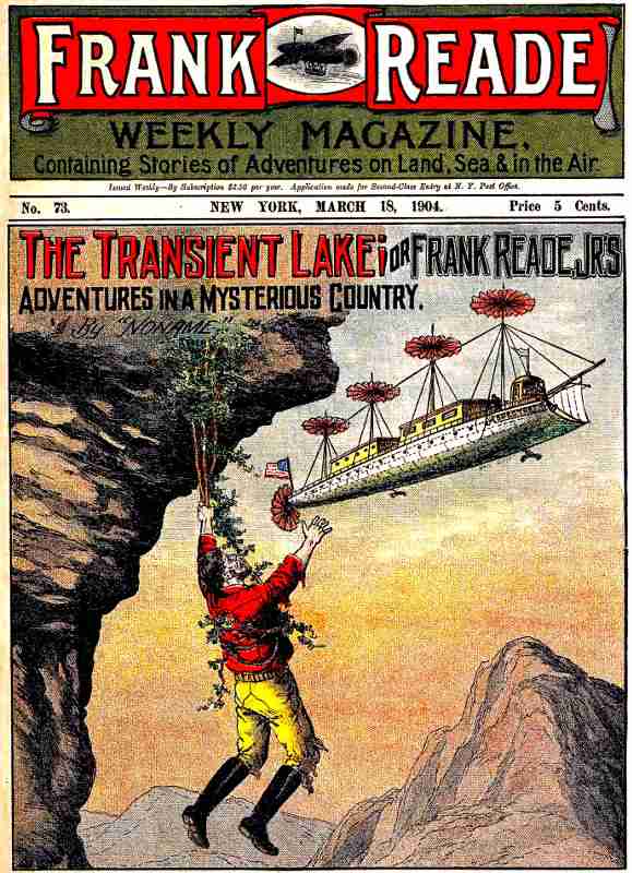 The Transient Lake; or, Frank Reade, Jr.'s Adventures in a Mysterious Country cover
