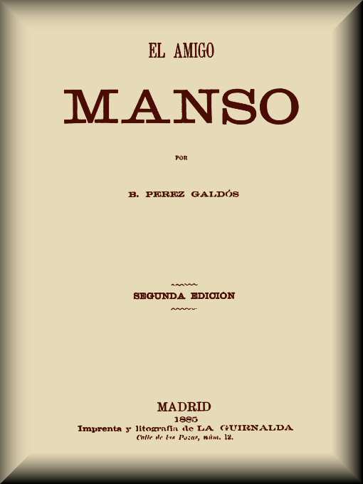 El amigo Manso cover