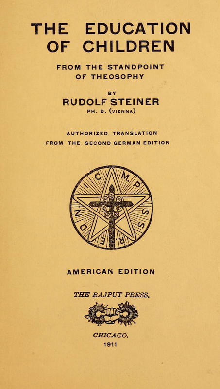 The Education of Children from the Standpoint of Theosophy cover
