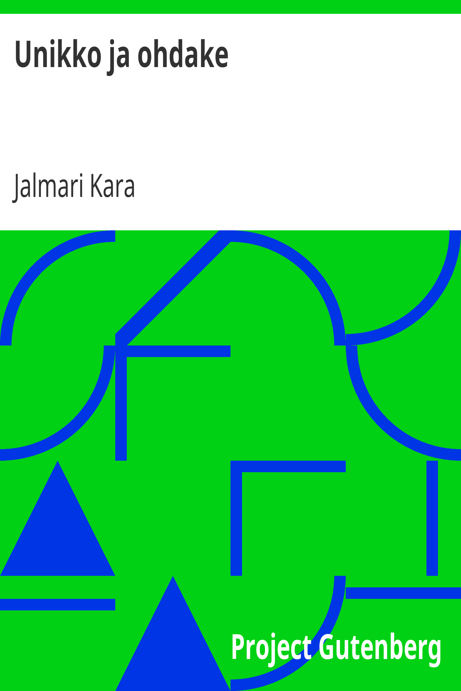 Unikko ja ohdake cover