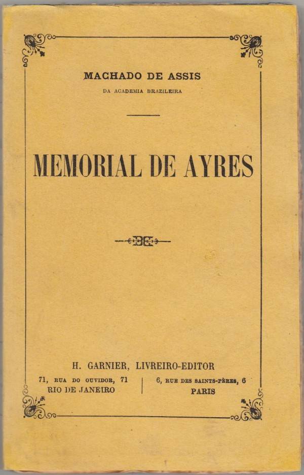 Memorial de Ayres cover