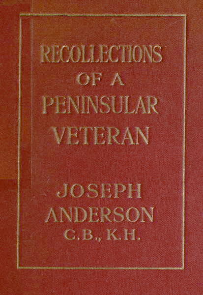 Recollections of a Peninsular Veteran cover
