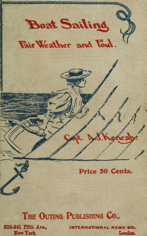 Boat sailing in fair weather and foul cover