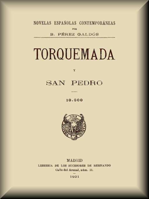 Torquemada y San Pedro cover