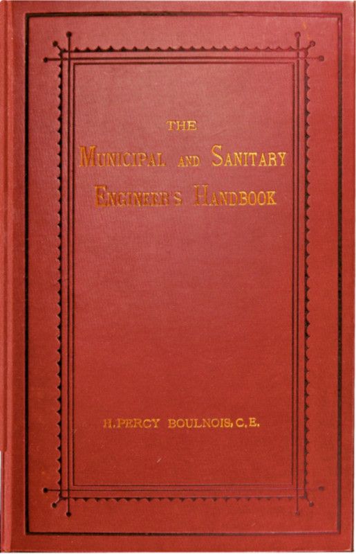 The Municipal and Sanitary Engineer's Handbook cover