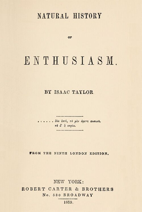 Natural History of Enthusiasm cover