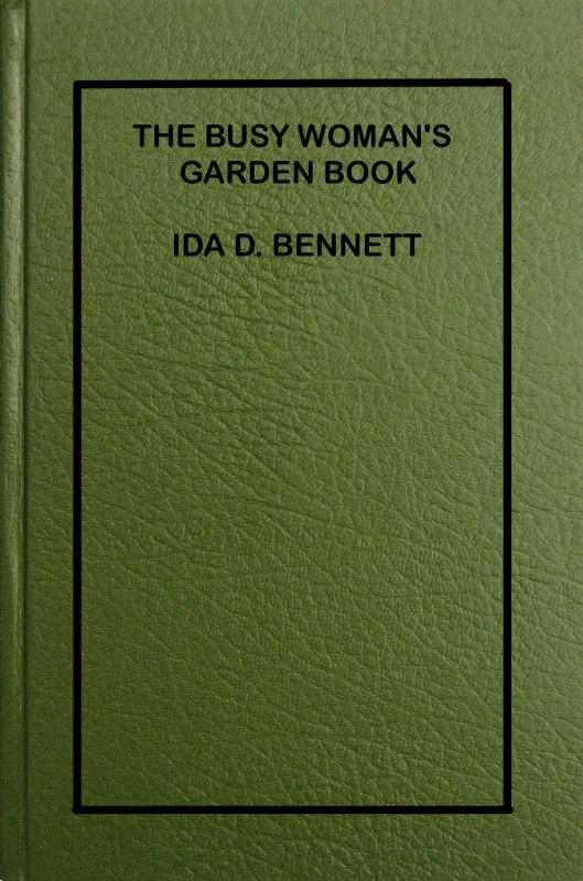 The Busy Woman's Garden Book cover