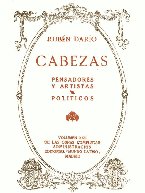 Cabezas: Pensadores y Artistas, Políticos / Obras Completas Vol. XXII cover