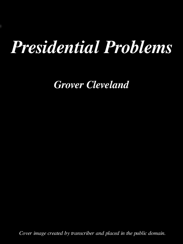 Presidential Problems cover