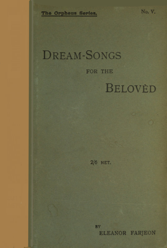 Dream-Songs for the Belovèd cover