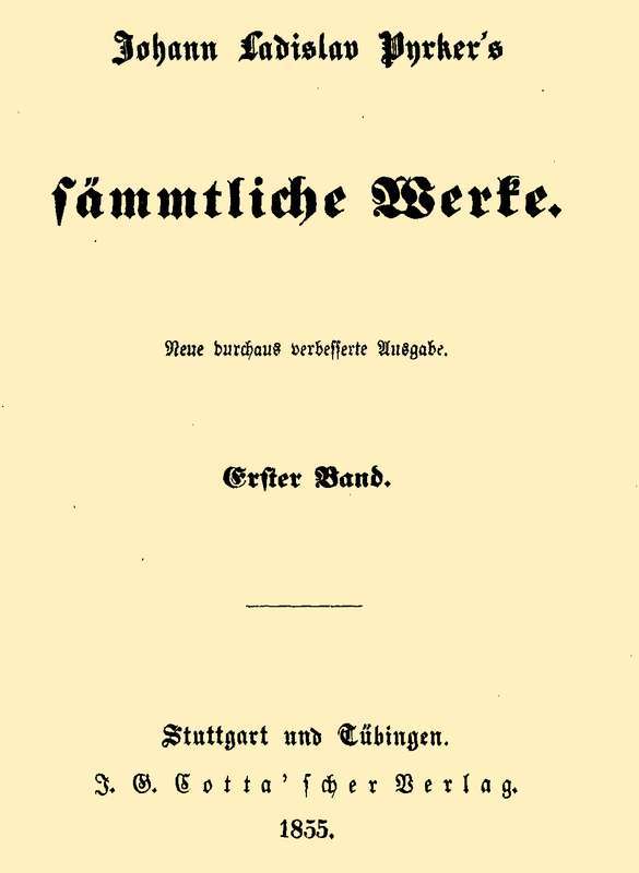 Tunisias / Johann Ladislav Pyrker's sämmtliche Werke (1/3) cover