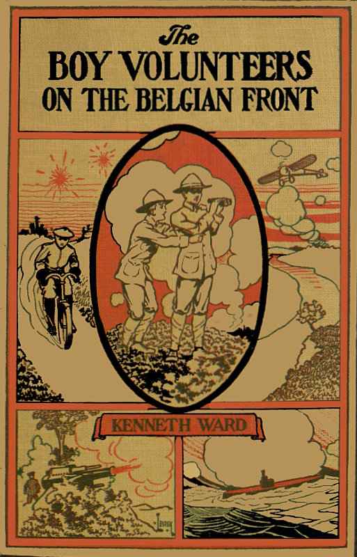 The Boy Volunteers on the Belgian Front cover