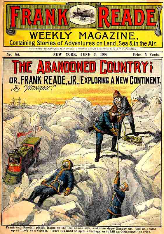 The Abandoned Country; or, Frank Reade, Jr., Exploring a New Continent. cover