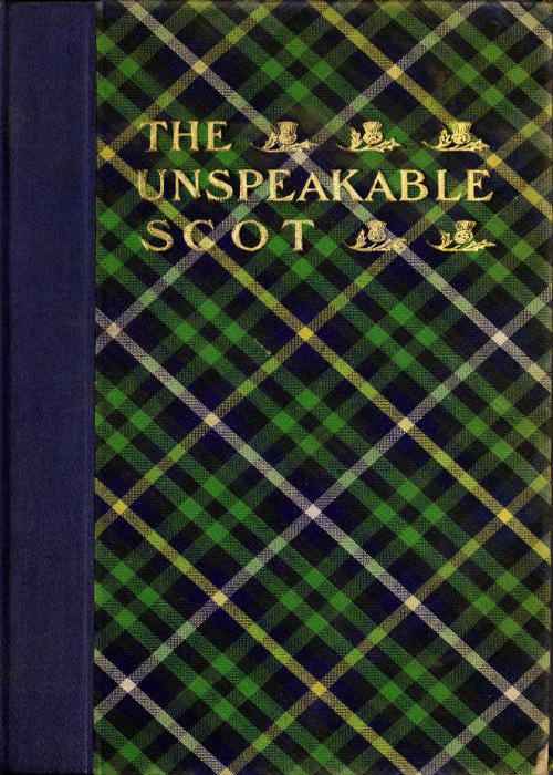 The Unspeakable Scot cover