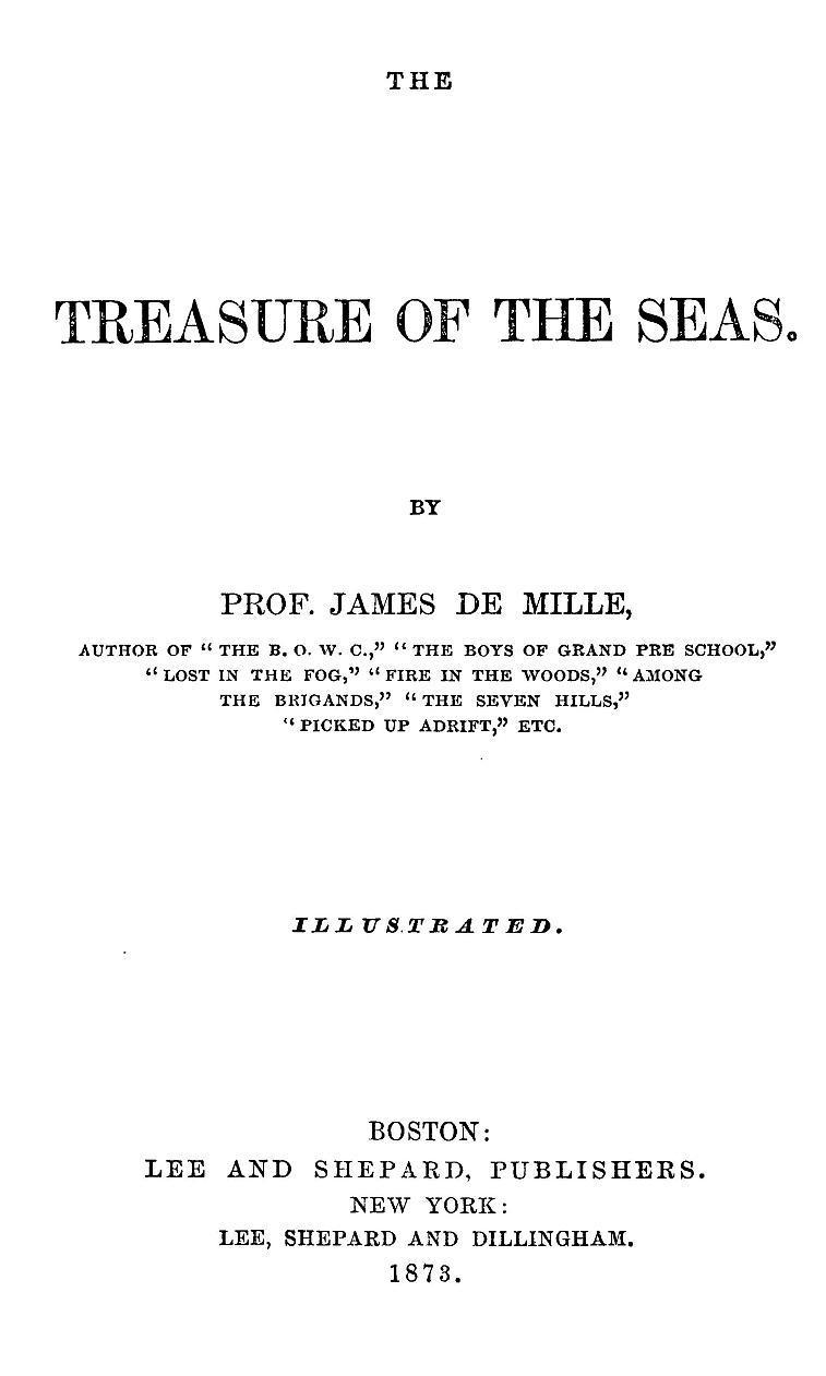Treasure of the Seas / Illustrated cover