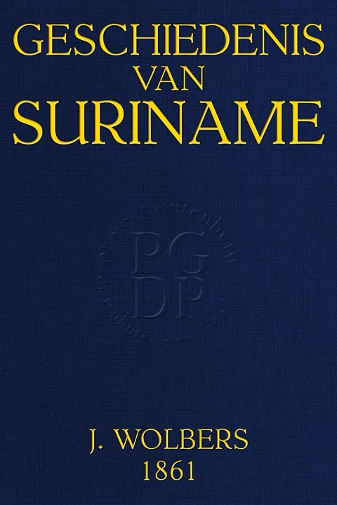 Geschiedenis van Suriname cover