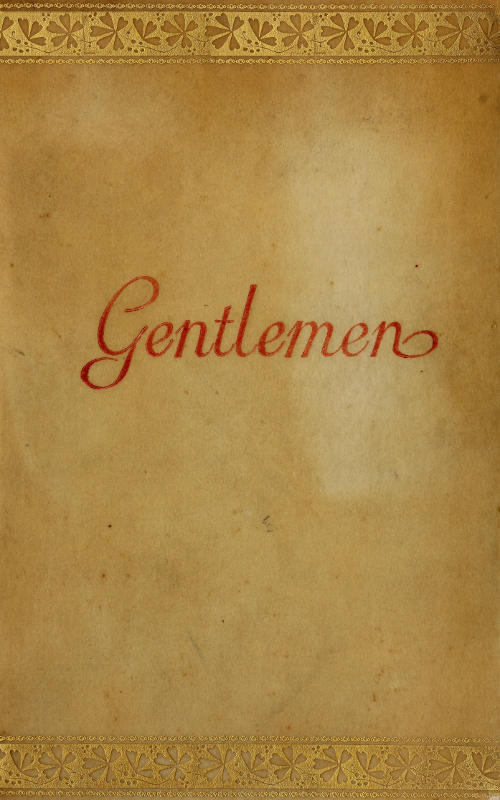 Simplex Munditiis, Gentlemen cover