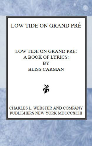 Low Tide on Grand Pré: A Book of Lyrics cover