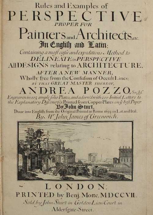Rules and Examples of Perspective proper for Painters and Architects, etc. / In English and Latin: Containing a most easie and expeditious method to delineate in perspective all designs relating to architecture cover