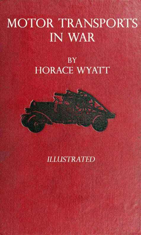 Motor Transports in War cover