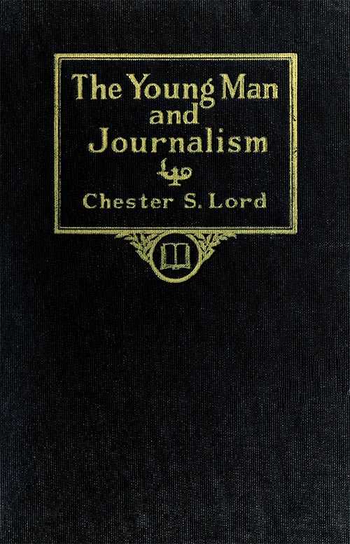 The Young Man and Journalism cover