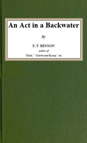 An Act in a Backwater cover