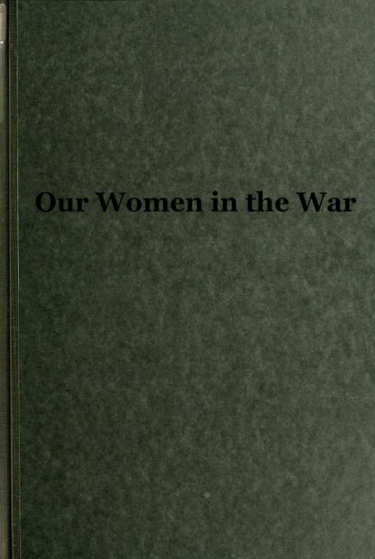 Our Women in the War cover