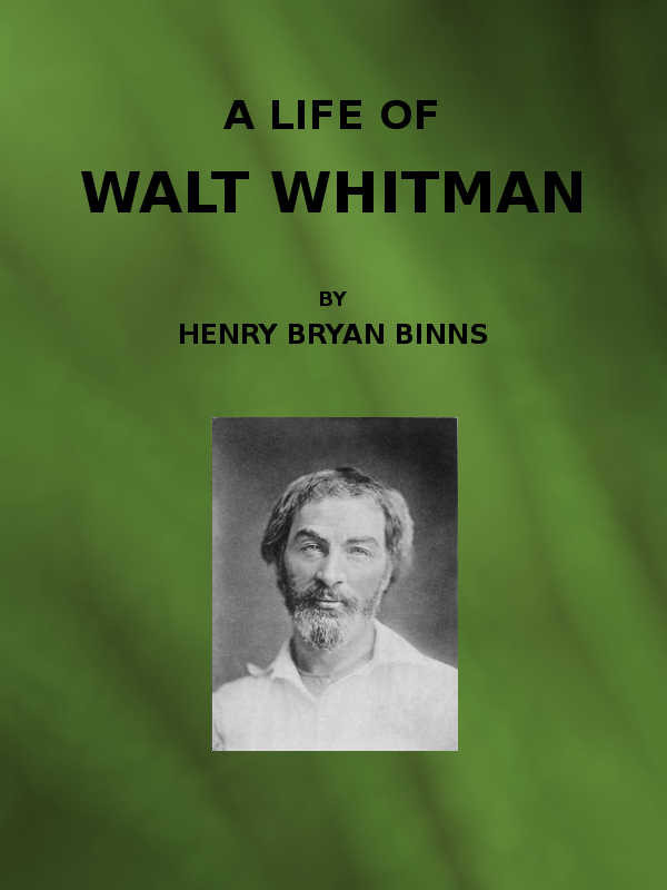 A Life of Walt Whitman cover