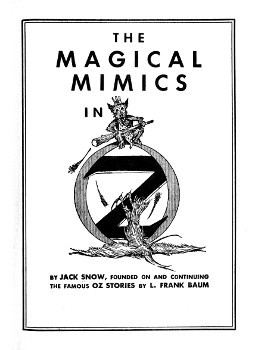 The Magical Mimics in Oz cover