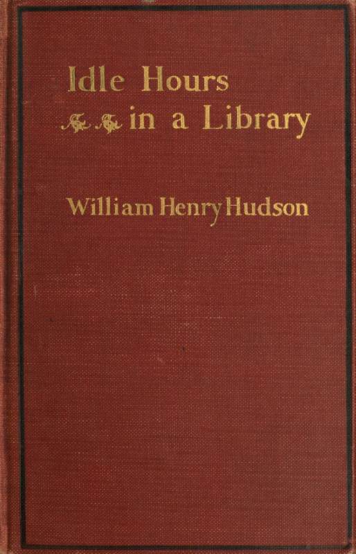 Idle Hours in a Library cover