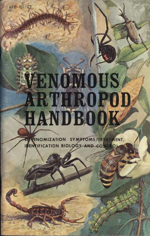 Venomous arthropod handbook cover