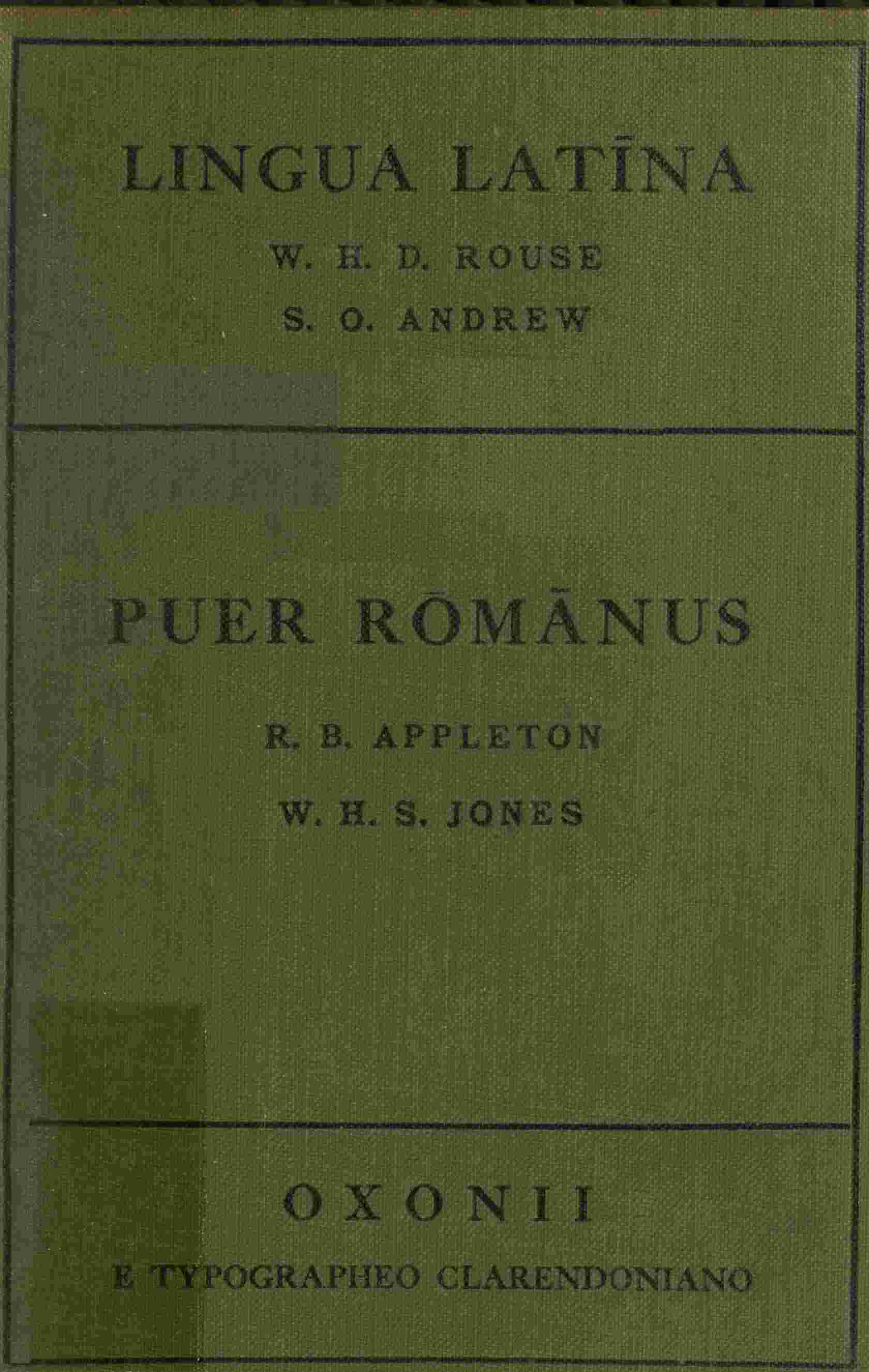 Puer romanus cover