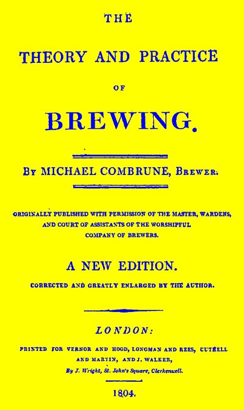 The Theory and Practice of Brewing cover