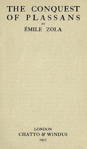 The Conquest of Plassans (La Conquête de Plassans) cover