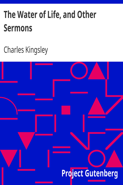 The Water of Life, and Other Sermons cover