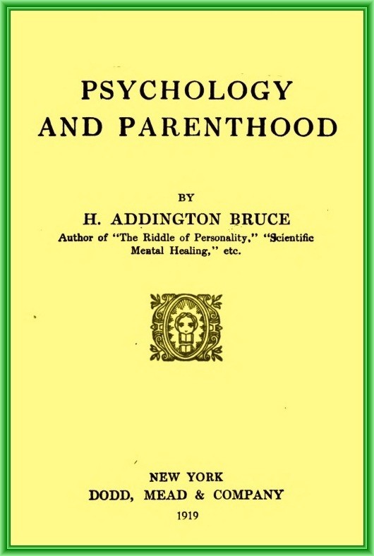 Psychology and parenthood cover