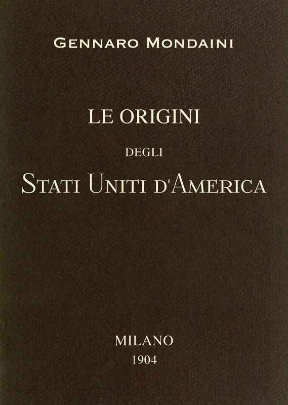 Le origini degli Stati Uniti d'America cover