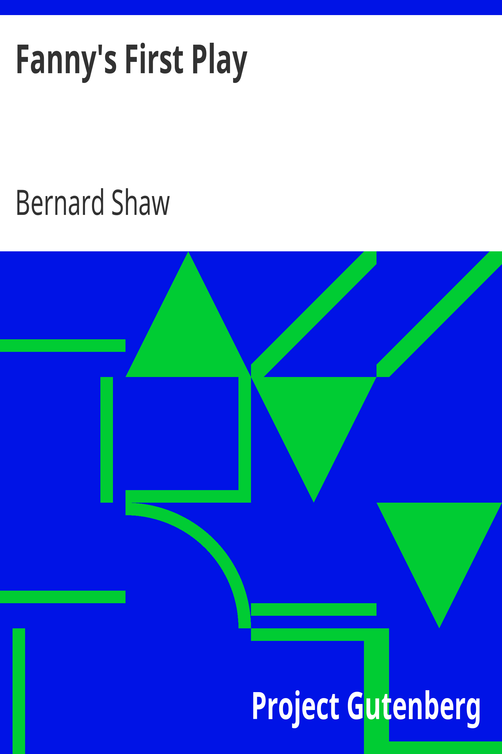 Fanny's First Play cover