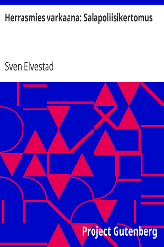 Herrasmies varkaana: Salapoliisikertomus cover