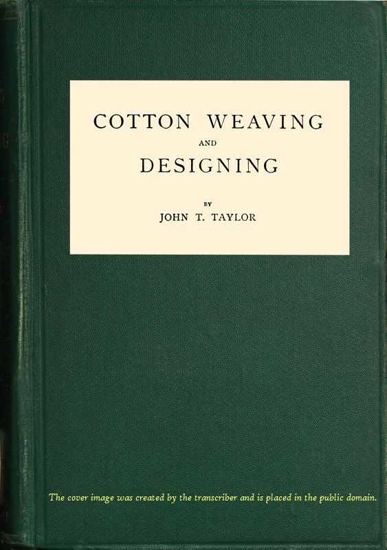 Cotton Weaving and Designing / 6th Edition cover