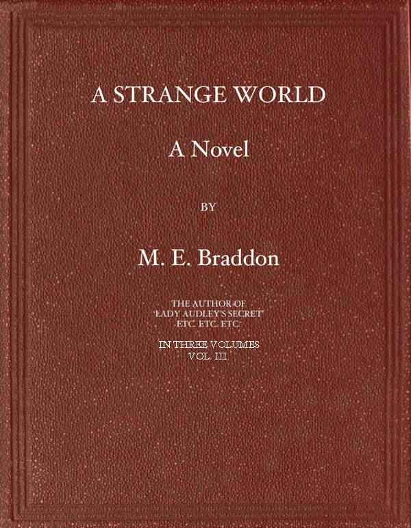 A Strange World: A Novel. Volume 3 (of 3) cover