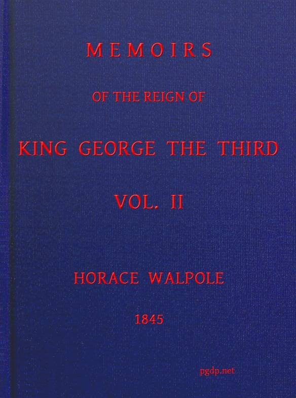 Memoirs of the Reign of King George the Third, Volume 2 (of 4) cover