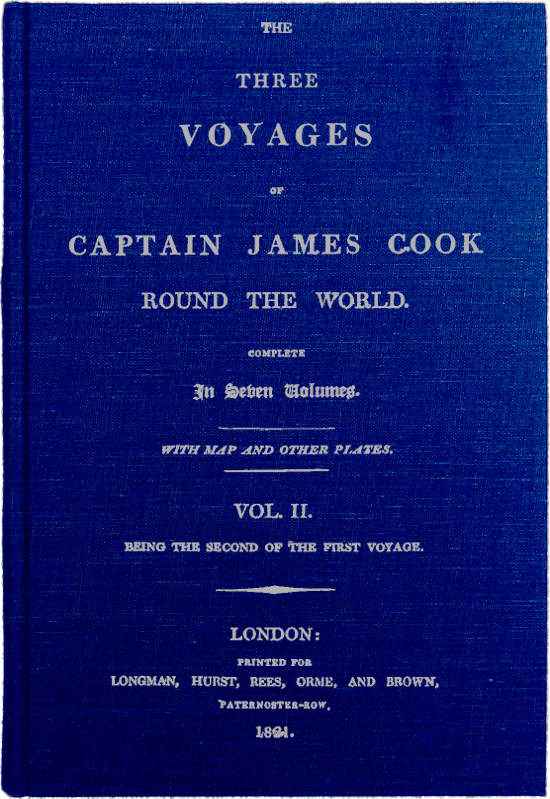 The Three Voyages of Captain Cook Round the World. Vol. II. Being the Second of the First Voyage cover