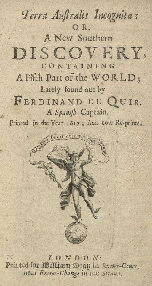 Terra Australis Incognita; Or, A New Southern Discovery, containing A Fifth Part of the World cover