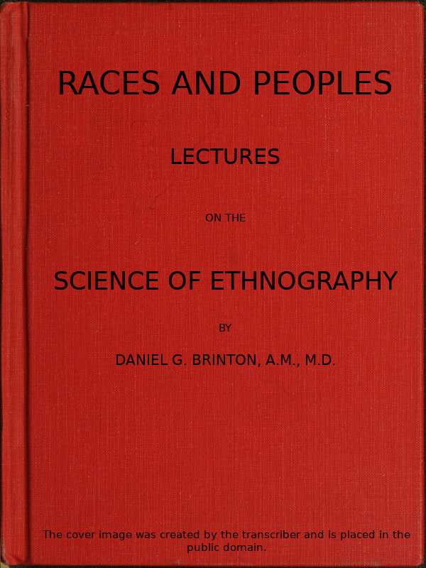 Races and Peoples: Lectures on the Science of Ethnography cover